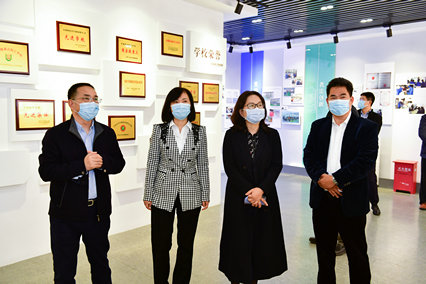 区领导来校调研新型高职建设